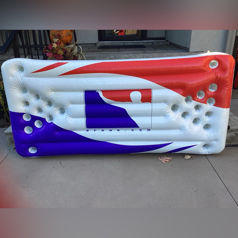 NBA Inflatable Beer Pong Pool Float  75” x 36”